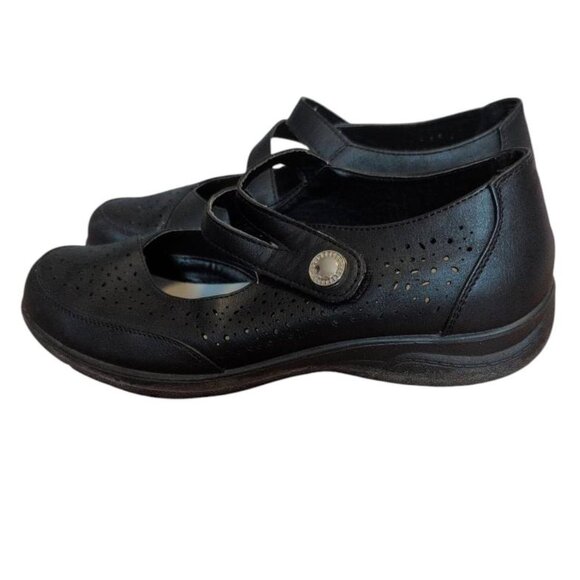 Classic Editions Shoes Black Memory Foam Pumps Lightweight Vented Mary Jane Shoe - Picture 1 of 5